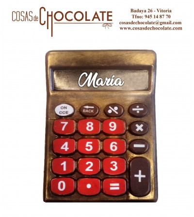 Calculadora de chocolate...