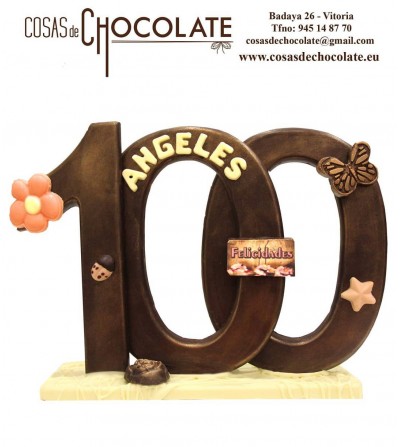 Número 100 de chocolate...
