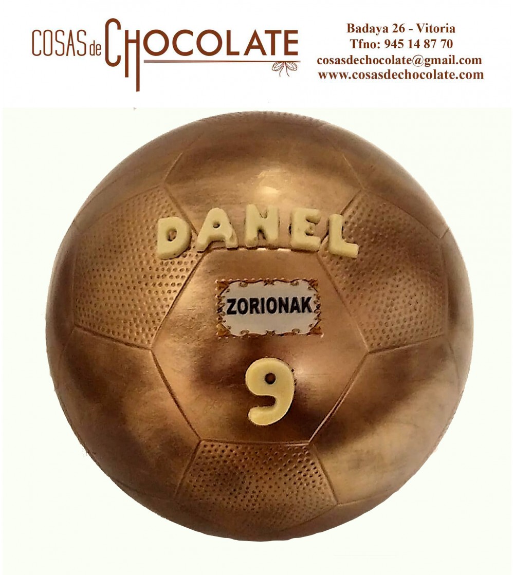 Fútbol de chocolate