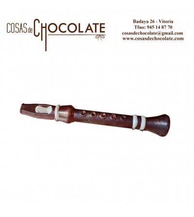 Flauta de chocolate