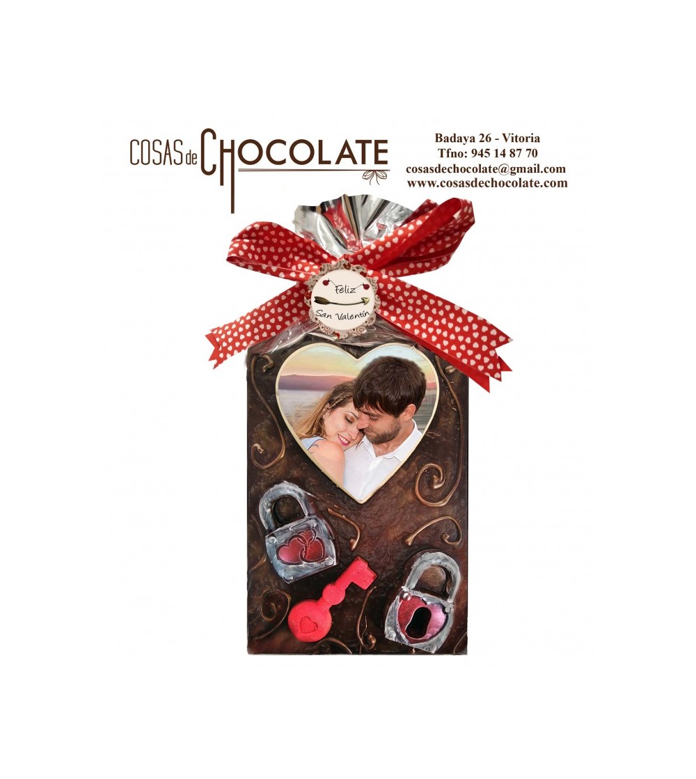nuez césped Secretario Placa de chocolate "amor eterno"