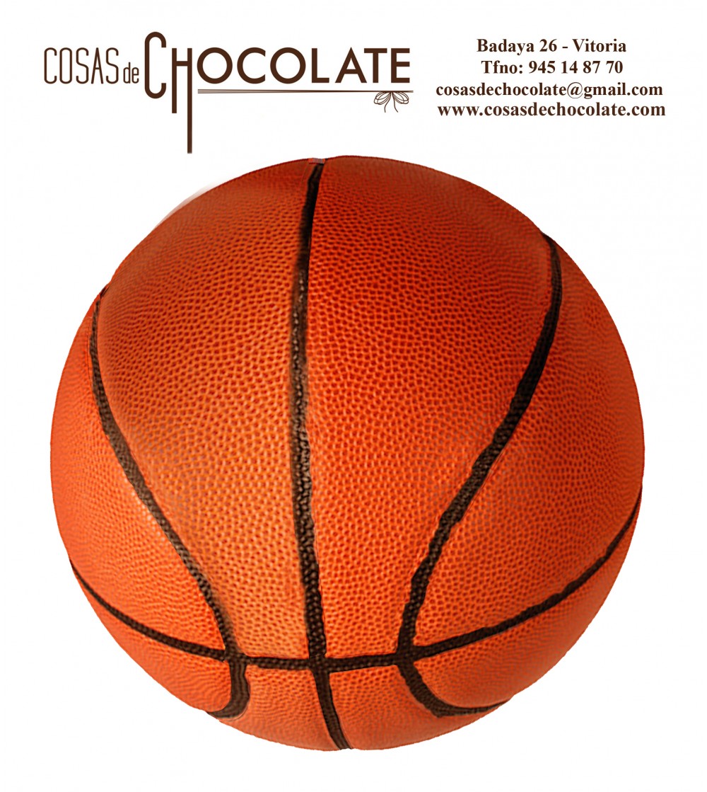 Balón de baloncesto de chocolate Blanco