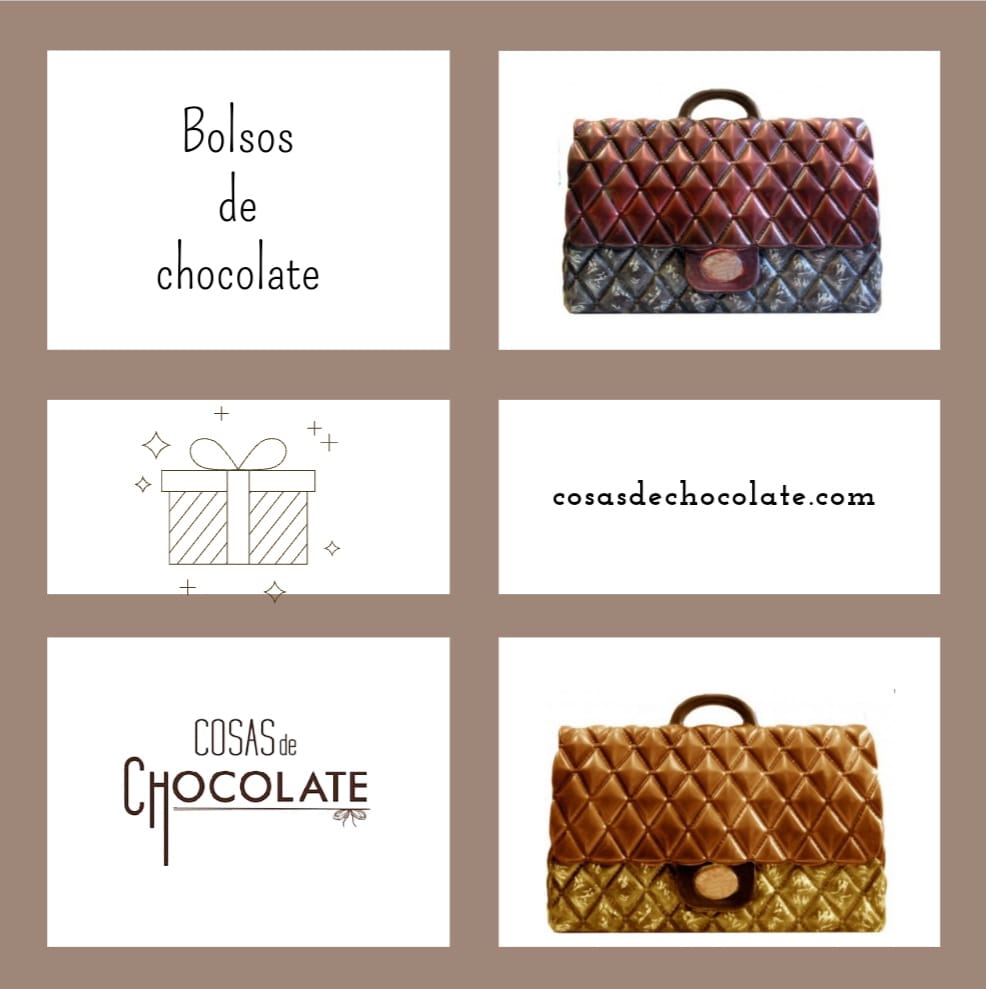 regalos de chocolate para mujeres:bolso de chocolate