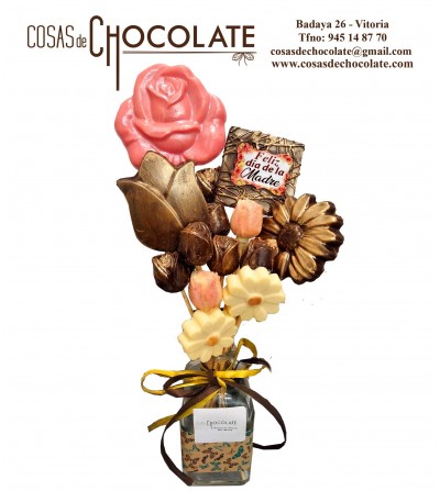 flores de chocolate, un regalo inolvidable