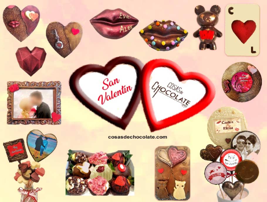 Caja de chocolatinas Te amo especial San Valentín