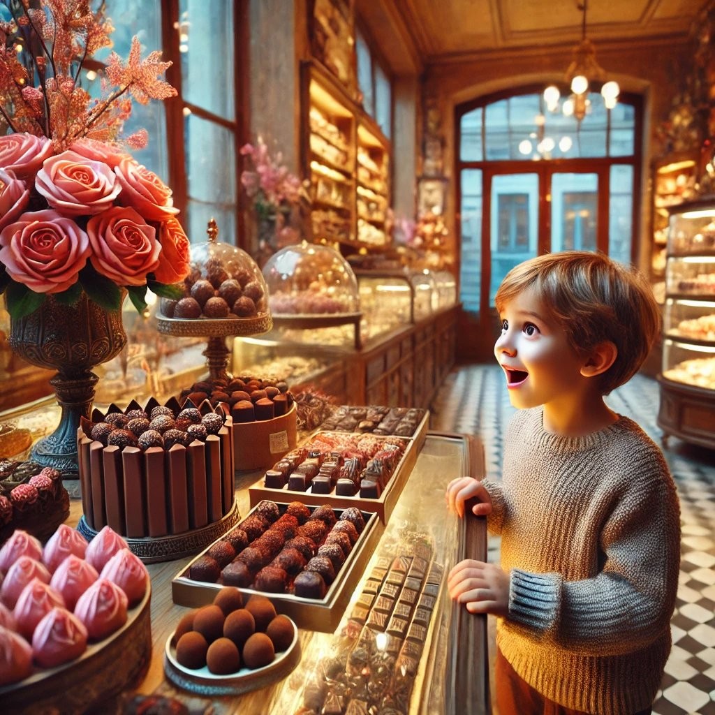 "La Increíble Aventura de Un Niño en Nuestra Tienda de Chocolate"