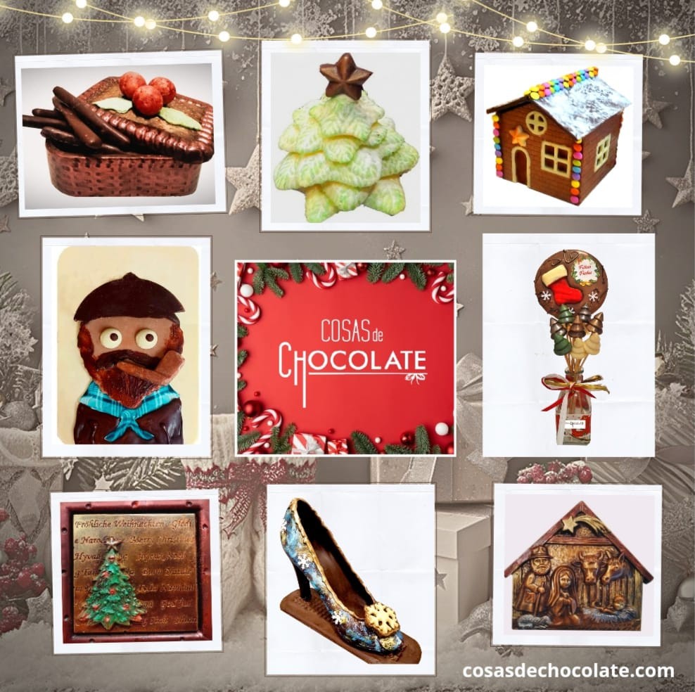 “Regalos Originales para Navidad: Arbolitos Gourmet de Chocolate.